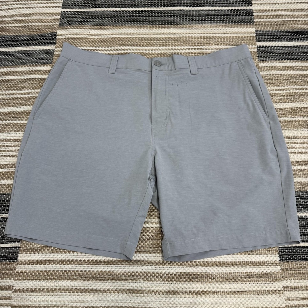 Travis Mathew Shorts Mens 38 Gray Performance Stretch Golf‎ Casual Lightweight